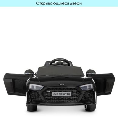 Дитячий електромобіль Audi R8 Spyder, чорний (4527EBLRS-2)