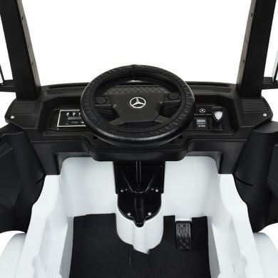 Детский электромобиль Грузовик Mercedes Actros, белый (4208 EBLR-1)