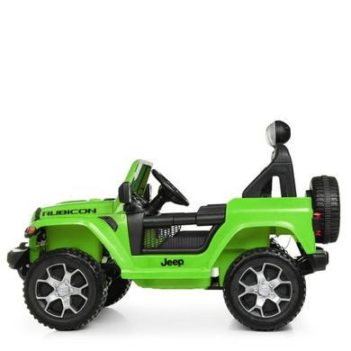 Дитячий електромобіль Джип Jeep, зелений (4176EBLR-5)