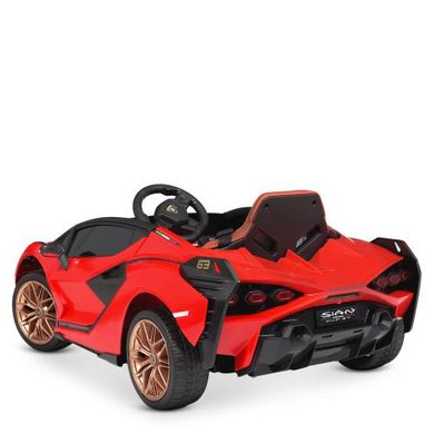 Дитячий електромобіль Lamborghini Sian, червоний (4530EBLR-3)