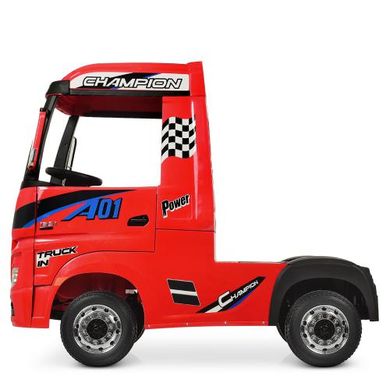 Дитячий електромобіль Вантажівка Mercedes Actros, червоний (4208 EBLR-3)