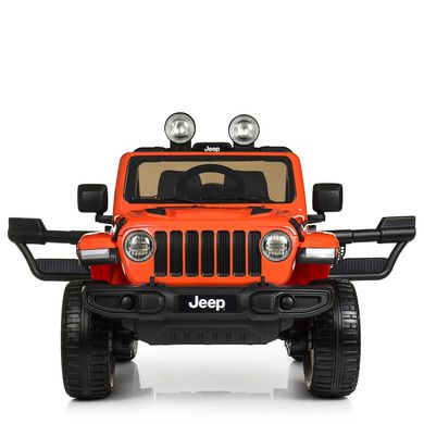 Дитячий електромобіль Джип Bambi M 4176 EBLR-7 Jeep, оранжевий