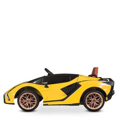 Дитячий електромобіль Lamborghini Sian, жовтий (4530EBLR-6)