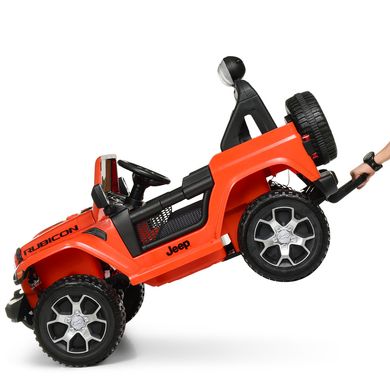 Дитячий електромобіль Джип Bambi M 4176 EBLR-7 Jeep, оранжевий