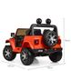 Дитячий електромобіль Джип Bambi M 4176 EBLR-7 Jeep, оранжевий