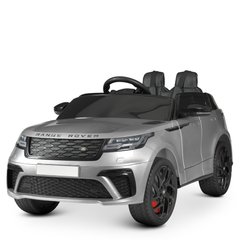 Дитячий електромобіль Джип Land Rover, сірий (4841EBLRS-11)