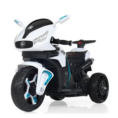 Детский мотоцикл BMW, белый (3965EL-1)