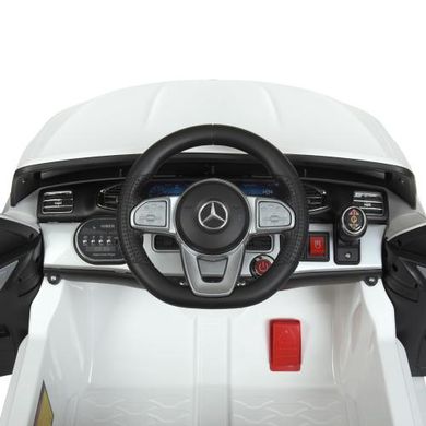 Дитячий електромобіль Mercedes, білий (4563EBLR-1)