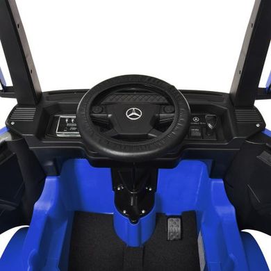 Детский электромобиль Грузовик Mercedes Actros, синий (4208 EBLR-4)