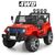 Дитячий електромобіль Джип Jeep Wrangler, чорно-червоний (3237EBLR-3)