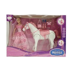 Кінь 707 шарнірна, 33 см, шарнірна лялька, 28 см, аксесуари