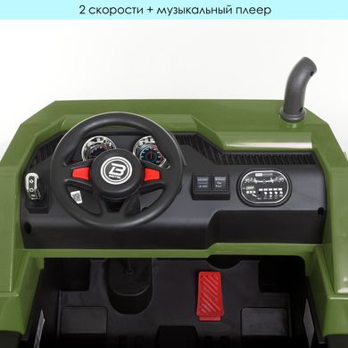 Детский электромобиль Грузовик Bambi M 4520 EBLR-10 Самосвал, хаки