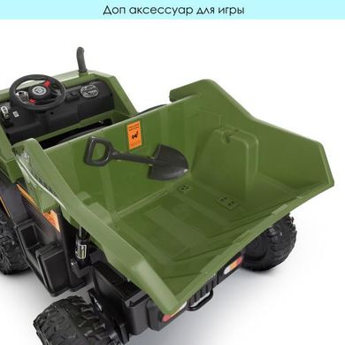 Дитячий електромобіль Вантажівка Bambi M 4520 EBLR-10 Самоскид, хакі