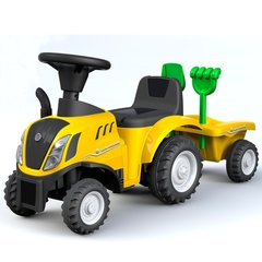 Дитячий трактор каталка толокар Bambi жовтий (658T-6)