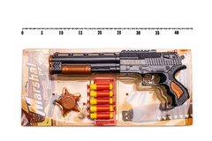 Детский игрушечный пистолет ПФ с мягкими пулями код 915