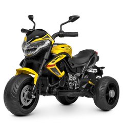 Детский мотоцикл, желтый (4152EL-6)