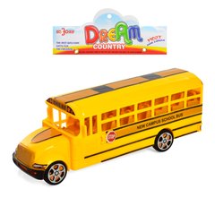 Автобус CH526-2C школьный, инерция, 22см,