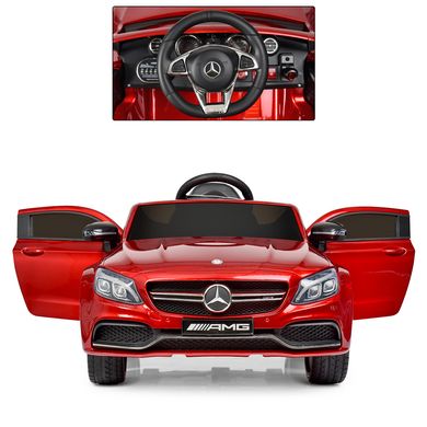 Дитячий електромобіль Mercedes, червоний (4010EBLRS-3)