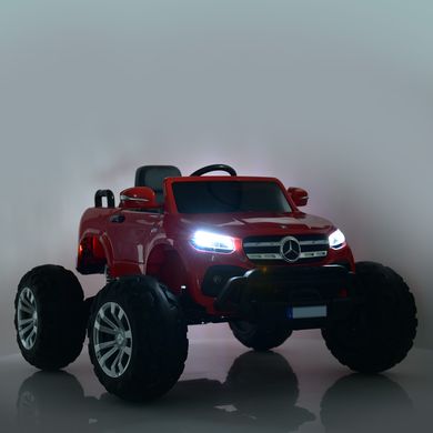 Дитячий електромобіль Джип Mercedes (Monster Truck), червоний (4786EBLR-3)